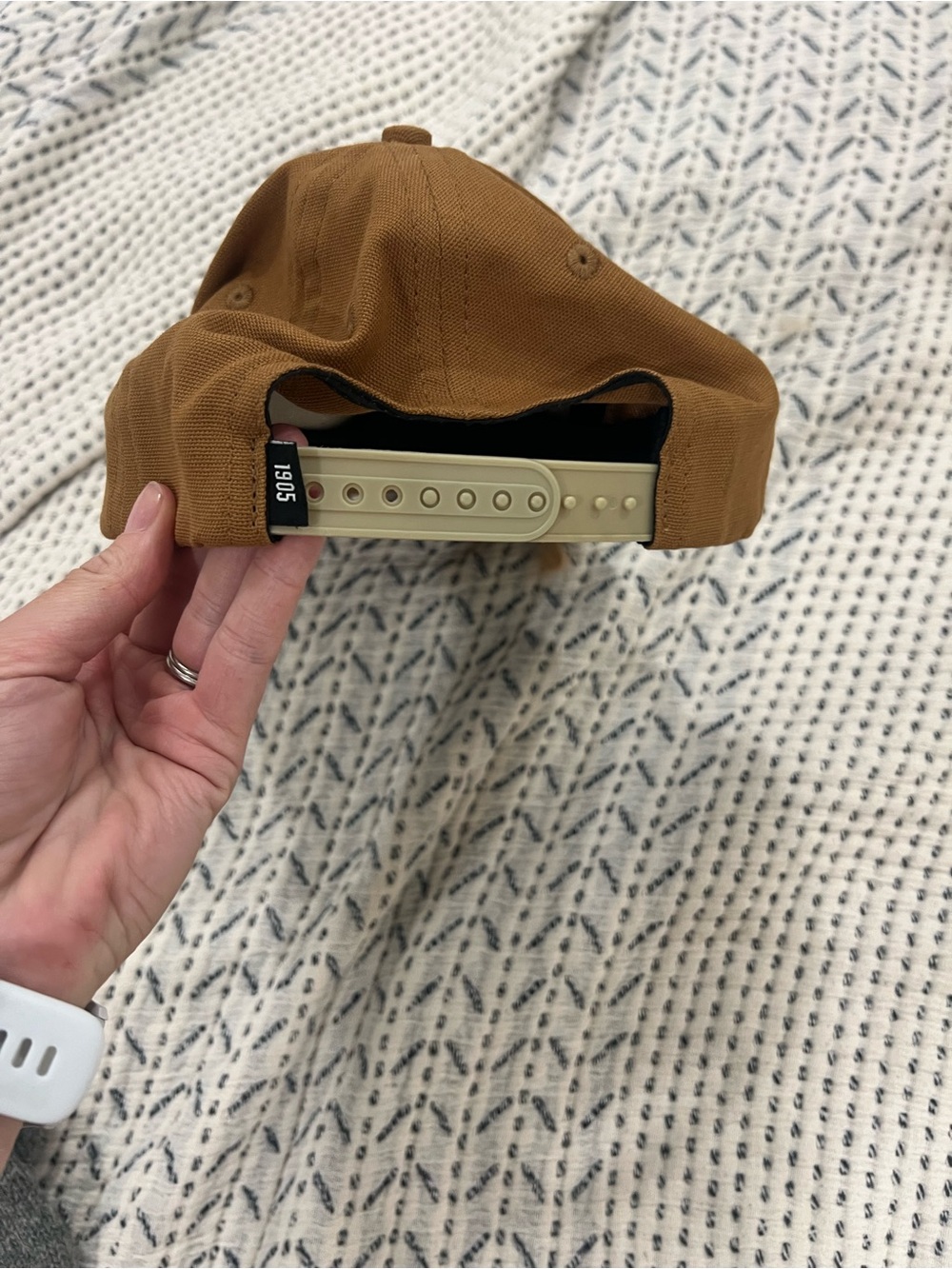 Red Wing Shoes Carhartt Brown Patch Baseball Cap - Picture 2 of 2